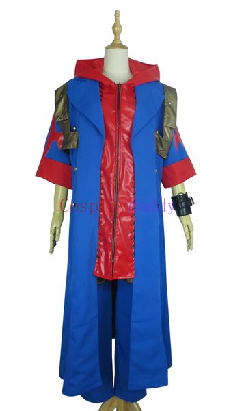 Devil May Cry 4 DMC Cosplay Costume Nero Manteau Cuir H008