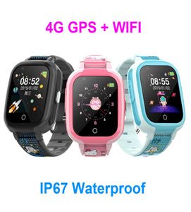 DF71 4G GPS WiFi Kinderen Smart Watch echt waterdichte touchscreen Kids Watch Support Sim Card SOS Call Baby WolsWatch3794237