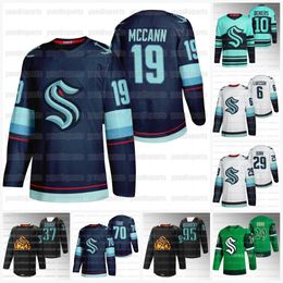 Seattle Hockey Jerseys Kraken 7 Jor Dan Eberle 6 Adam Larsson 28 Carson Soucy 19 Jared Mccann 29 Vince Dunn 9 Ryan Donato 21 Alex