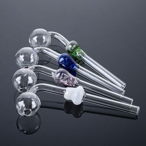 Forme de cr￢ne Double tuyaux ￠ balle simple accessoires fumeurs Pyrex Burner d'huile Fumer Pipe de narguil￩ pour le narguilage