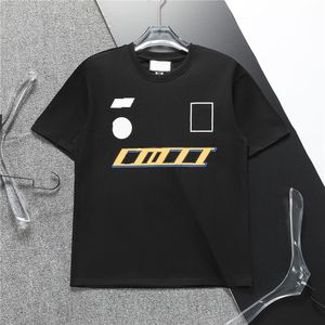 DGD 2024 Heren Designer Band T-shirts Mode Zwart Wit Korte Mouw Luxe Brief Patroon T-shirt maat M-XXL BDFG