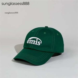 dghate Baseball Cap coréen Emis Baseball Cap vert Ed Femelle Marque de mode Sun Protection Hat Male Soft Top Casual 220312