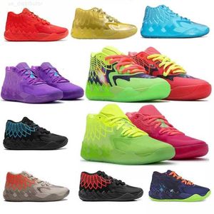 DH 2023 Lamelo Ball MB 01 Basketbalschoenen Rick Red Green And Morty Galaxy Paars Blauw Grijs Zwart Queen Buzz City Melo Sportschoen Trainner Sneakers Geel Topkwaliteit