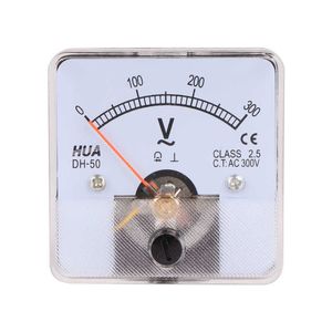 Voltmètre analogique AC DH-50, 5V, 10V, 15V, 20V, 30V, 50V, 100V, 150V, 200V, 250V, 300V, 400V, 450V, 500V, 600V