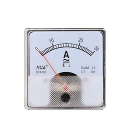 DH-60 AC Ammeter Analog Current Meter 1A 2A 3A 5A 10A 15A 20A 30A 50A 30/5 50/5 ETC Directe verkoop