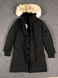 DH DH 02 hiver Canada femmes Parka épais chaud fourrure amovible à capuche Doudoune femmes mince manteau haute qualité Doudoune