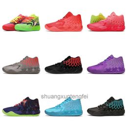 Dh Lamelo Ball 1 Mb01 Heren Basketbalschoenen Pumps Zwart Blast Buzz City Lo Ufo Not From Here Queen City Rick en Morty Rock Ridge Rood Heren Designer Trainers Sport sneaker