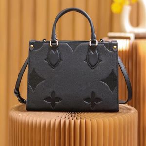 DHgate tas dames luxe On The Go schoudertassen designer tas met handgreep leer bruine bloem handtassen clutch man weekender reizen moeder crossbody pochette tas