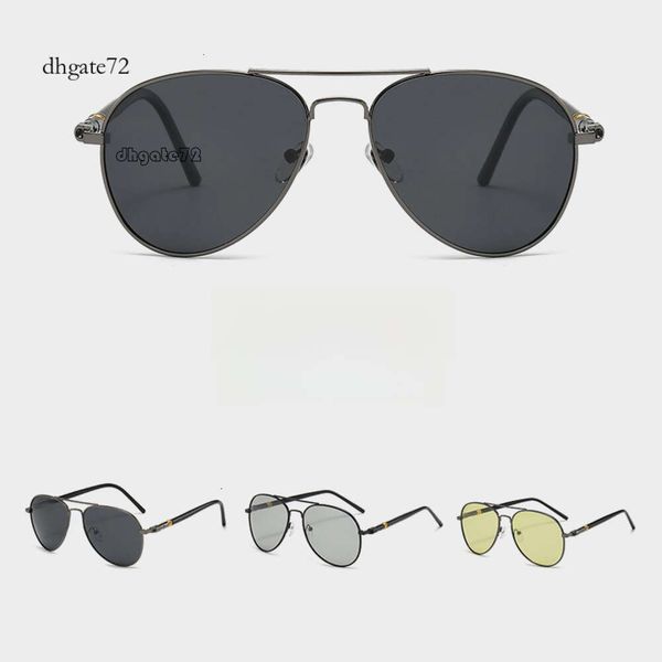 Dhgate Sunglasses Men UV résistant aux hommes Strong Light Men's Driving et Night, Changement de couleurs Louilles de soleil spéciales de pêche pour la polarisation de la vision nocturne