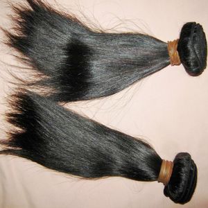 DHgate Factory 8A Virgin Straight Maleisische RUWE Haar Weave Inslag Betaalbare Prijs 200 g/partij Fedex Express verzending