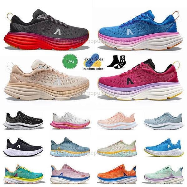 Zapatillas para correr para mujer Bondi 8 Clifton 9 Impala Cyclamen Clifton 8 8s Peach Whip Blue Fog Orange Mans Zapatillas de deporte para mujer Zapatillas para caminar Zapatillas de deporte Tamaño grande US 12 13 EUR 46 47