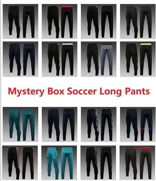 DHgate Mystery Box Pantalons longs de football Club ou équipes nationales Équipement d'entraînement maigre L'usine de gros Cadeaux surprises Kit de football mondial pour hommes Remise Meilleure qualité
