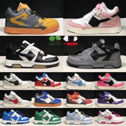 Dhgate Out Of Office Sneakers Mens Womens Casual Chores Designer Low Top Walking Cuir Basketball Chaussures Runners Platform Trainers Sneakers