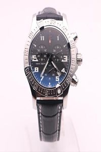 DHGATE Fournisseurs sélectionnés montres Hommes Sewolf Chrono Black Dial Black Leather Belt Watch Quartz Watch Mens Robe Watches7123956