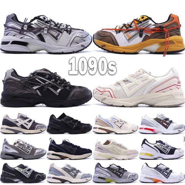 DHGATE Top G-1090 Hommes Femmes Chaussures de course Gel 1090s Suède Designer Anderssonbells Glacier Gris Argent Crème Bouleau Minuit Sports de plein air Baskets