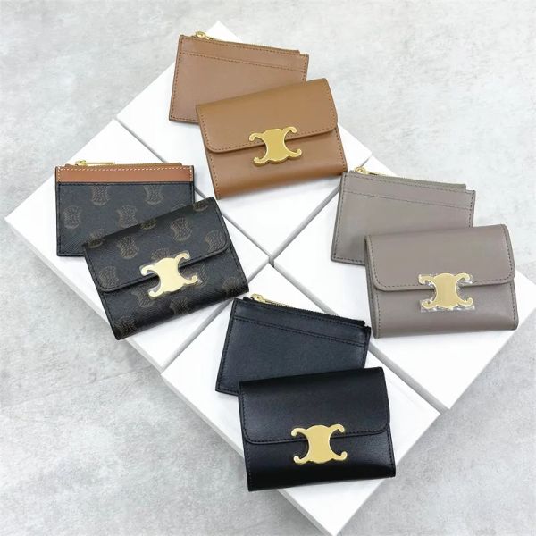 Dhgate Mujer Titular de la tarjeta Ava Diseñador Cartera Tarjeta de identificación Monederos Monederos Cuero de vaca Moda Llavero Titulares de tarjetas para hombre Monederos Zippy Cadena Carteras de dinero Llavero