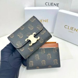 Dhgate Women Luxury Carte Holder Ava Designer Wallet ID Card Coin Possphes CowHide Cuir Fashion Key Pouch Hens Carte Holders CE002