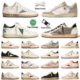 DHgate Femmes Hommes Italie Marque Ball Star Designer Chaussures Casual Superstars Sale Vieilles Baskets Argent Paillettes Glace Gris Daim Silverheel Tab Plateforme En Caoutchouc Baskets