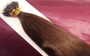 DHL 100 Indian Human Queen Hair Products 5A 16quot 26quot 1GS 100Sset Stick Tip Nano Ring Hair Extensions 49075037