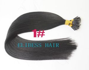 Dhl 100 Virgin Indian Human Hair Queen Hair Products 24quot 1gs 100Sset Stick Tip nano anneau Extensions de cheveux 16923237