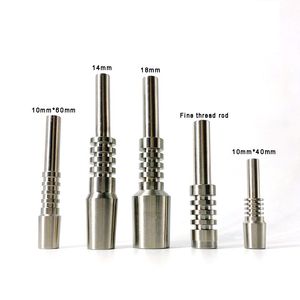 DHL 10 mm titanium tips rookaccessoires vervanging nagelgraad 2 nectar collector micro nc kit groothandelsprijs lengte 40 mm versus kwarts keramische tip