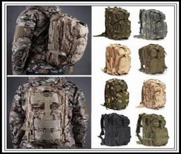 DHL 12 Colours 30L Sac de camping de randonnée Military Tactical Trekking Rucksack sac à dos camouflage MOLLE Rucksacks Attaque à l'extérieur 2983164