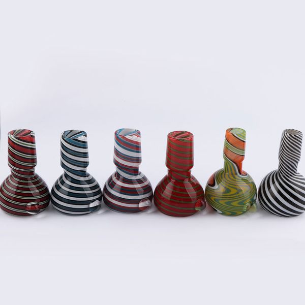 DHL 14mm 18mm Männliches Glas Rauchen Wig Wag Bowl Heady Bong Bowls Stück für Glaspfeifen Dab Oil Rigs Wasserbongs