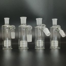 14 mm 19 mm Brazo Ash Catcher Hookah Glass Percolador 45 90 grados Conjunto Fumar Ashcatcher Perc Bong Pipe Water Catchers