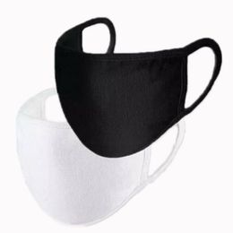 DHL 2021 Fashion Design Simple Cycling Wear Dust Masker Unisex Zwart Wit Volwassen gezicht kan worden gewassen en opnieuw gebruikt