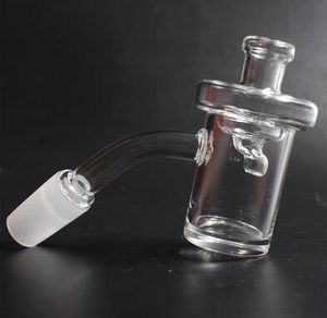 DHL 25mm Flat Top Quartz Banger clou verre UFO Carb Cap 10mm 14mm 18mm Femme Homme 4590 Degrees Pour l'huile Rigs verre Bongs