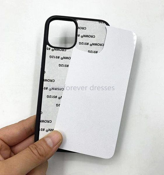 DHL 2D Sublimation Plastique Dur DIY Designer Téléphone Cas PC Sublimation Couverture Arrière Vierge pour IP 12 11 XS MAX Samsung Note20 FY3003 STOCK