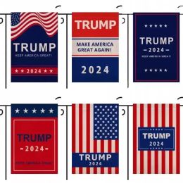 DHL 30x45cm Trump 2024 Flag Maga Kag Republican USA Flags Banner Flagsanti Biden Never America Président Donald Fund Garden Campaign Garden Flag fy8664 0403
