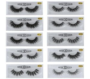 DHL 3D mink wimper wimper 3D oog make -up mink valse wimpers zachte natuurlijke dikke nep wimpers wimpers extensie schoonheidstools 20 s9874224