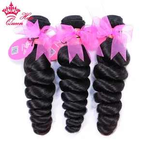 Bundles de vague lâche brésiliens Deal 100% Extensions de cheveux bruts humains vierges Bundle de tissage de cheveux de couleur naturelle Virgin Queen Hair Products