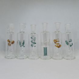 DHL Narguilé 6 Types 10mm Joint Femelle Mini Bong Épais Pyrex Minuscule Verre Bongs D'eau Pour Fumer Herbe Sèche Tabac Huile Dab Rigs