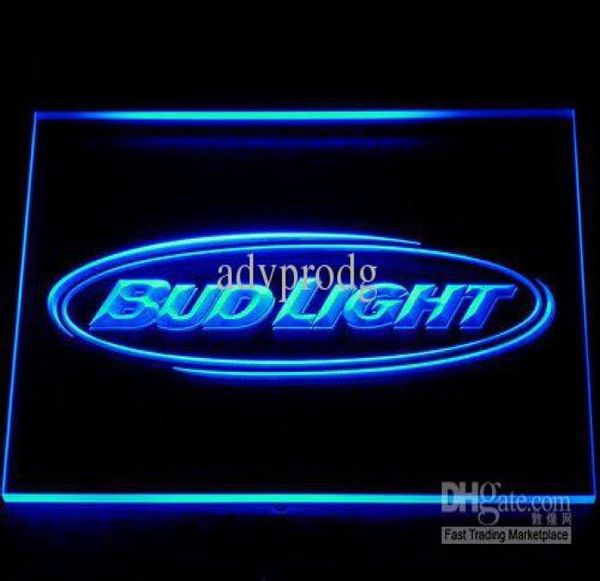 DHL 7 couleurs ONOFF commutateur Bud Light Bar bière LED LEON SIGNES LUMIÈRES entières 0014887752