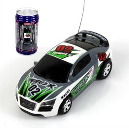 DHL 8 couleurs MiniRacer Télécommande Voiture Coke Can Mini RC Radio Télécommande Micro Racing 164 Voiture 8803 funy jouet puzzle ca4124614