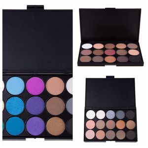 DHL 96 Pcs/lot 15 couleurs popfeel ombre à paupières paillettes maquillage palette paillettes fard à paupières miroitant MATTE Smoky kit de fard à paupières