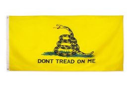 DHL Americal Flags America Stars and Stripes Flags USA Presidential 90x150cm Traad niet op mij Tea Party Rattle Snake Gadsden Flag5150458