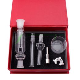 DHL !!! Kit Mini Micro NC de Beracky 10mm avec embout de titane / pointe à quartz pour l'eau de verre BONGS DAB Huile Plateaux Tuyaux