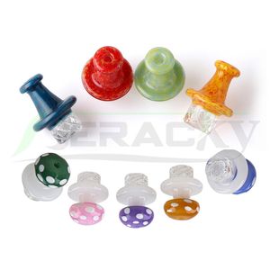 DHL!!! Beracky Cyclone Vortex Spinning Mushroom Glass Carb Cap 29 mmOD Heady Auto Spinner Caps voor volledige las Quartz Banger Nails Glazen waterpijpen Dab Rigs