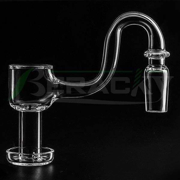 DHL Beracky Full Weld Bent Cuello Fumar Terp Slurper Cuadros Banger Nails 20 mmmod soldado de borde bisro completamente soldado clavos para barcos de agua de agua plataformas de plataformas de agua tubos