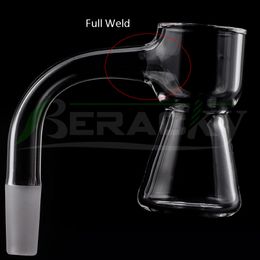 DHL BERACKY Full Weld Biseled Edge Smoking Quartz Beaker Banger 25 mmod Cuerpos soldados sin costuras para soldados de agua de agua Bongas de aceite de aceite Dab Tubos