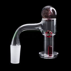 DHL !!! BERACKY FULL SOUDUDE Fumer Fumer Beauveled Edge Terp Slurpers Quartz Banger avec Verre Marbre / Perle Ruby Wall 2mm Nives à vide 20mmod pour bongs