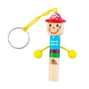 Sifflet en bois de dessin animé DHL, jouet de fête, Instrument à vent pour enfants, sifflet pour bébé, prix de la maternelle, petit cadeau 1020