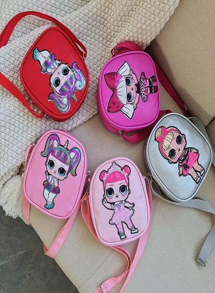 DHL DrawString Backpack Kids Toys Cartoon Dolls Sac de rangement Partage d'anniversaire Partage pour les filles Sac-cadeau Recevoir Package natation6126244