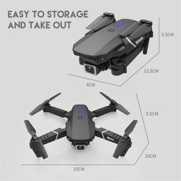 DHL E88 PRO drone met groothoek HD 4K 1080P Dual Camera Hoogte Hold WiFi RC Opvouwbare Quadcopter Dron Gift Toy