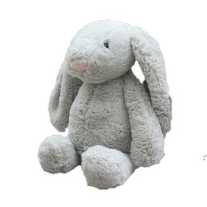 DHL Conejito de Pascua 12 pulgadas 30 cm Juguete de Peluche Relleno Muñeca Creativa Suave Oreja Larga Conejo Animal Niños Bebé Día de San Valentín Regalo de Cumpleaños RRE12426