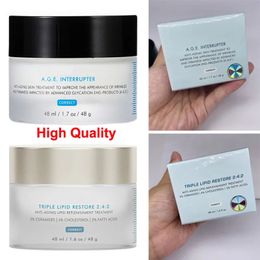 DHL Maquillaje facial Crema interruptora de edad Triple Restauración de lípidos 242 Crema correcta 48 ml Cremas faciales Cuidado de la piel Hidratante