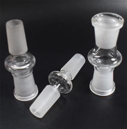 DHL Factory Prijs Glas Bong Adapter 10mm 14mm 18mm Vrouw aan Mannelijke Reducer Converter Glas Adapter Joint voor Oliereiljes Glasbong